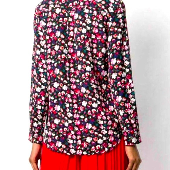 EQUIPMENT Women’s Floral Printed Silk Shirt - Picture 2 of 5